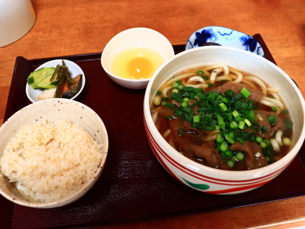 肉うどんセット